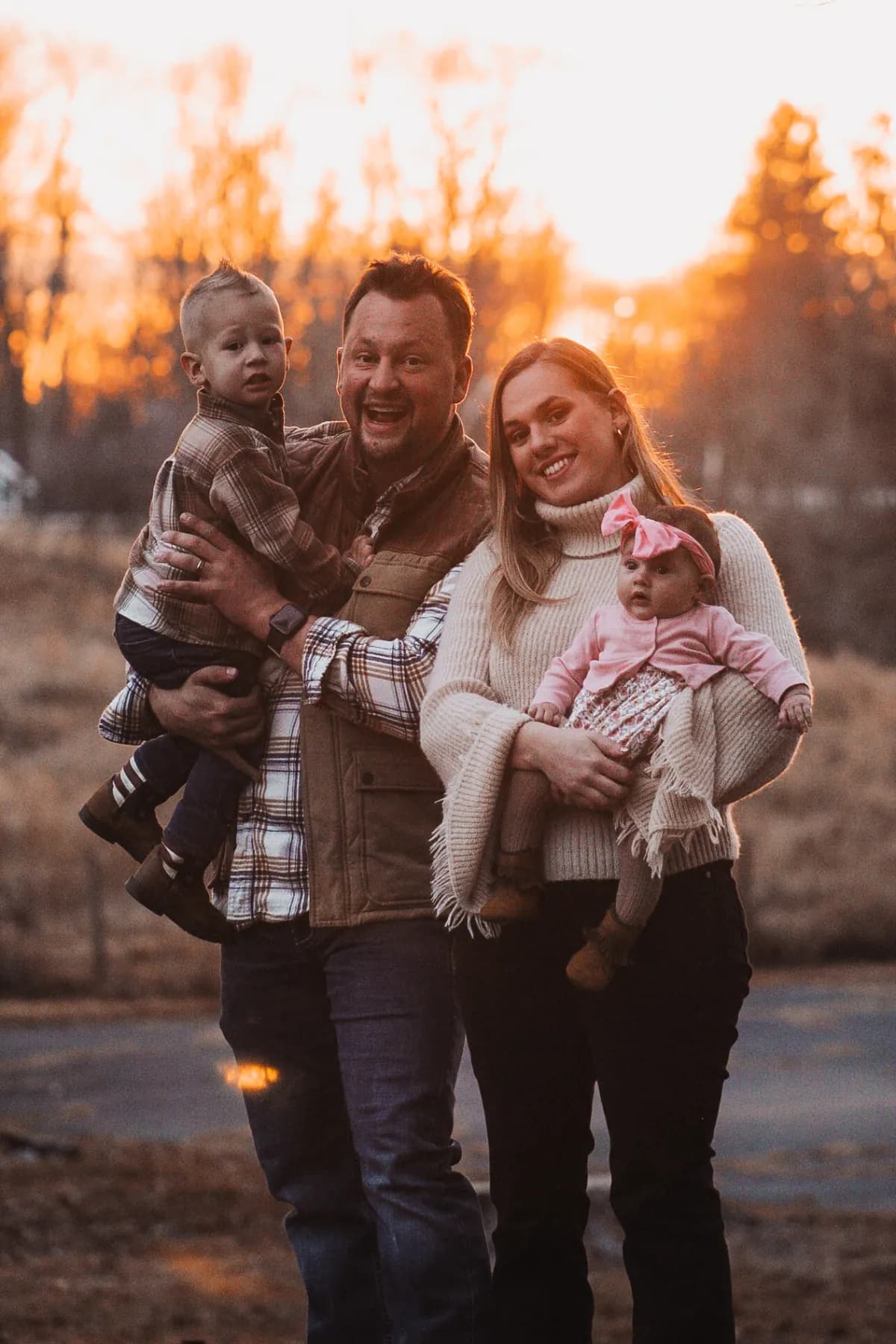 Christiaan, founder of Flag Gutter, with his family